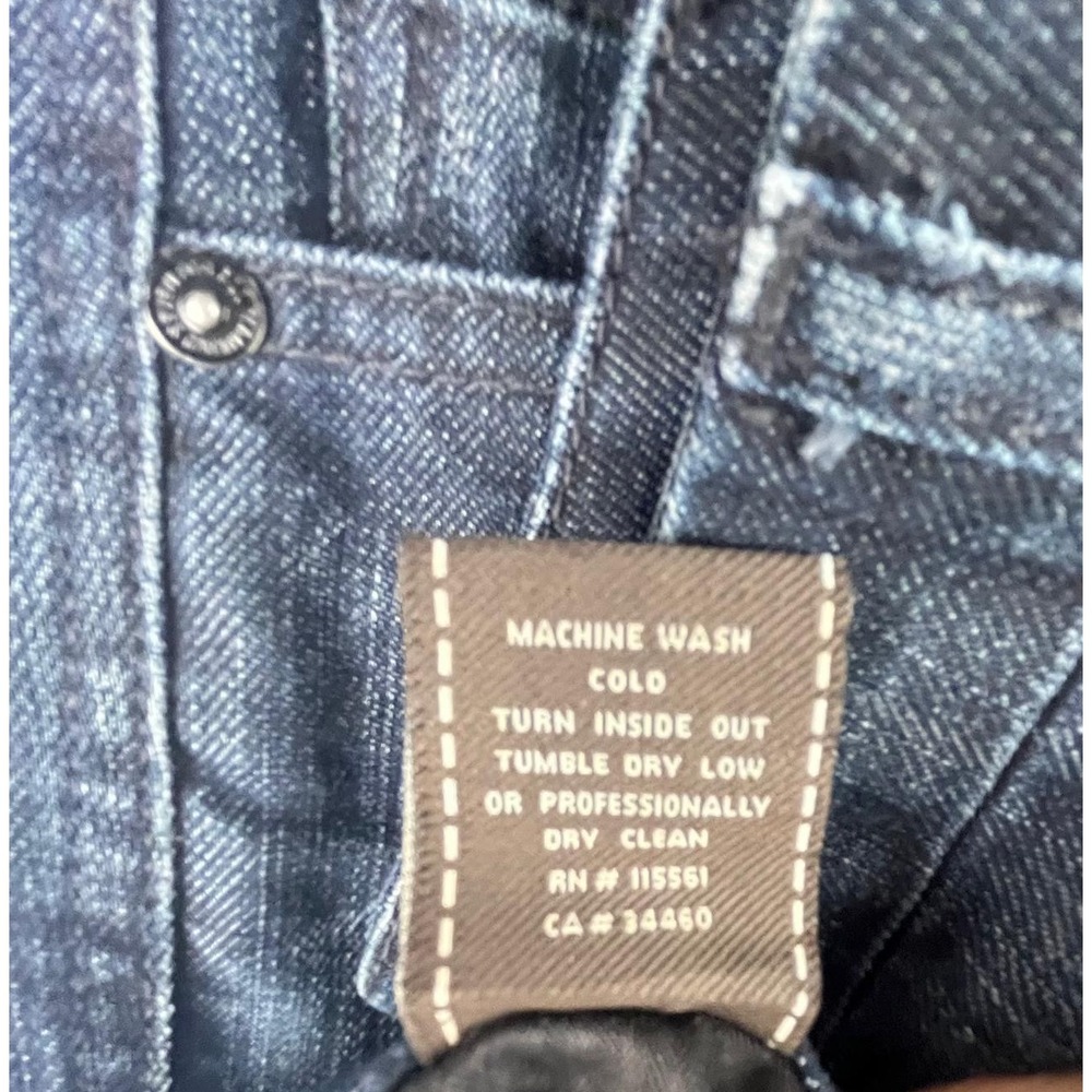 7 For All Mankind A Pocket Jeans Women 29 Dark Wash Flare Denim U130C459S-359S - Picture 8 of 16